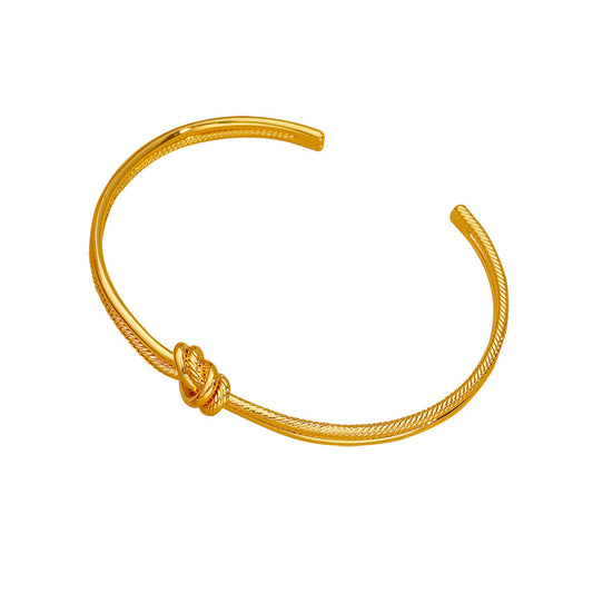 Golden Knot Bangle