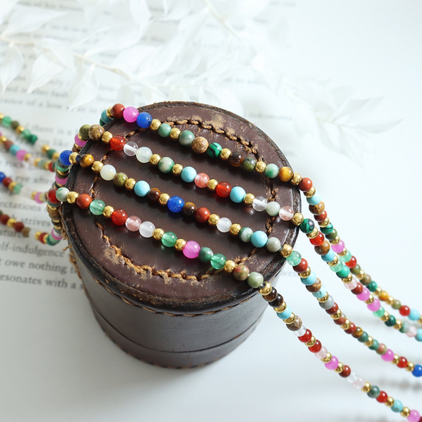 Colourful Natural Stone Necklace