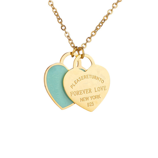 "Forever Love" Tiffany Blue Necklace