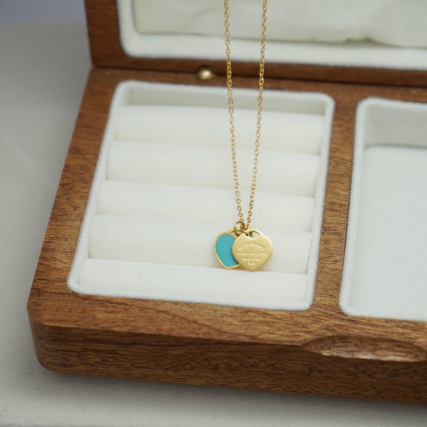 "Forever Love" Tiffany Blue Necklace