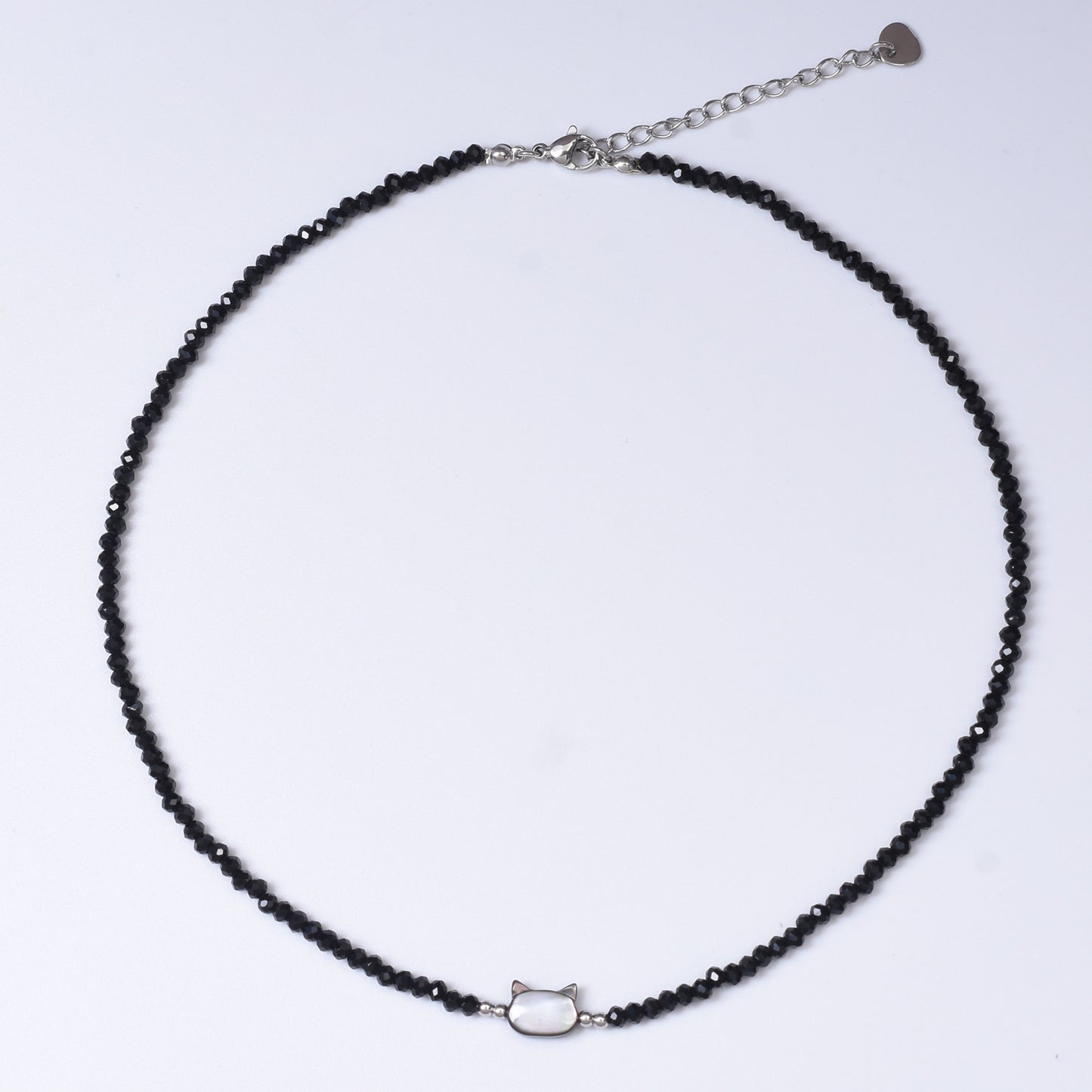 "Meow" Black Goldstone Necklace