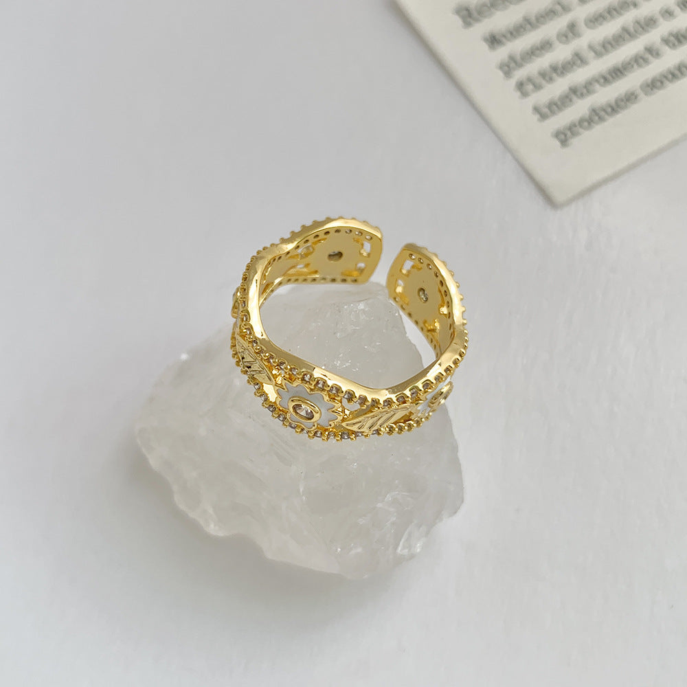 "Diana's Crown" Zirconia Ring